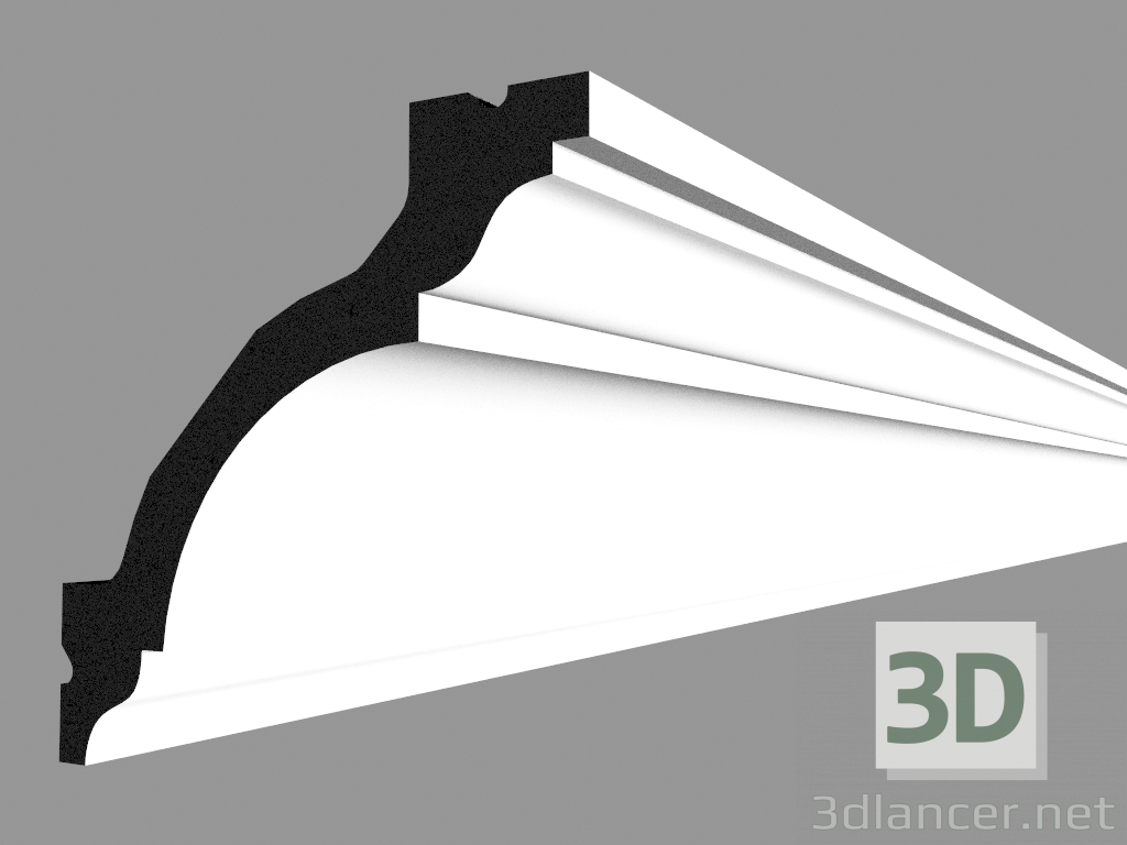 3d модель Карниз С213 (200 x 8 x 8 cm) – превью