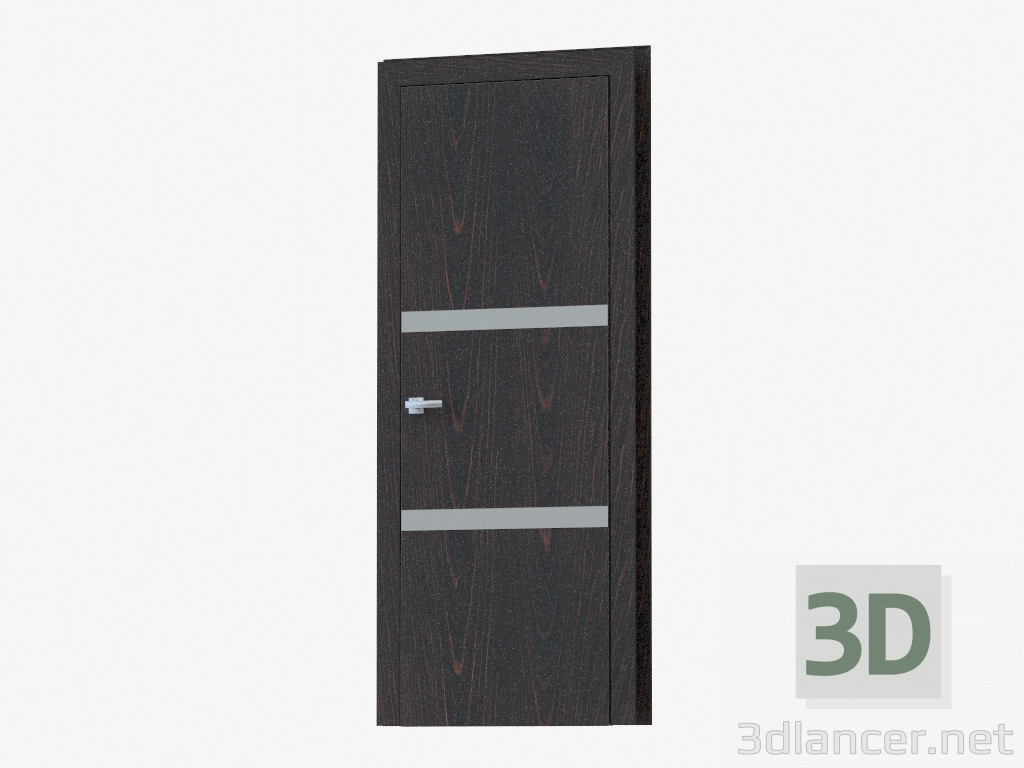 Modelo 3d Porta Interroom (20,30 tapete de prata) - preview