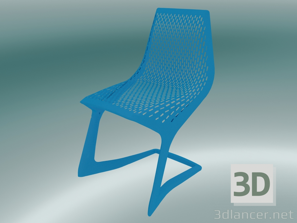 3d model Silla apilable MYTO (1207-20, azul claro) - vista previa