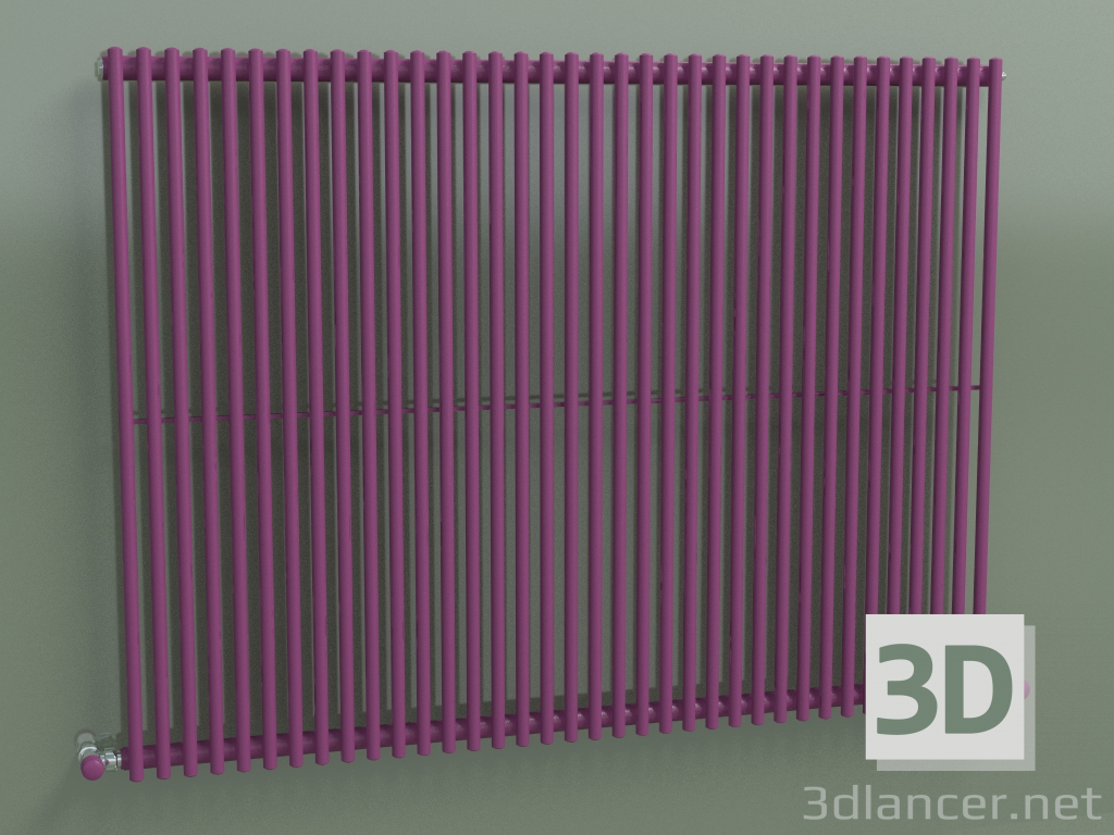 Modelo 3d Radiador vertical ARPA 1 (920 36EL, transporte roxo RAL 4006) - preview