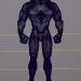 3D Modell Bodybuilder - Vorschau