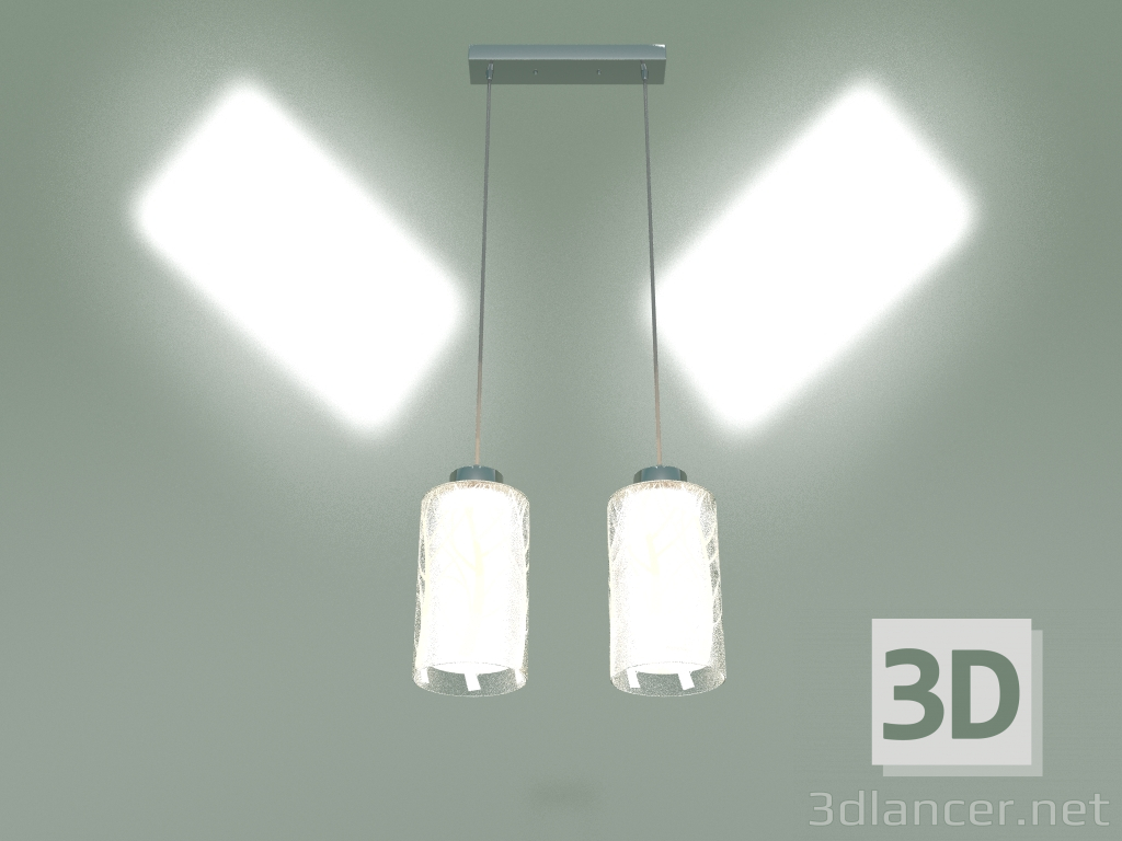 modello 3D Lampada a sospensione 50001-2 (cromo) - anteprima