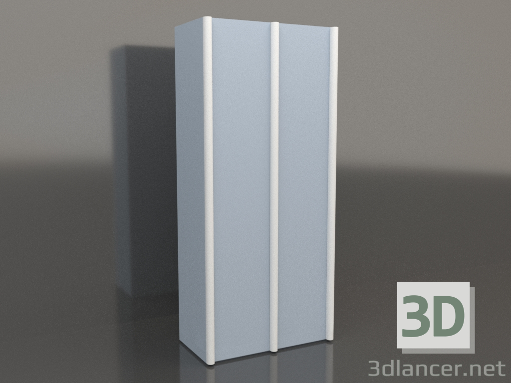 3d model Wardrobe MW 05 paint (1260x667x2818, option 2) - preview