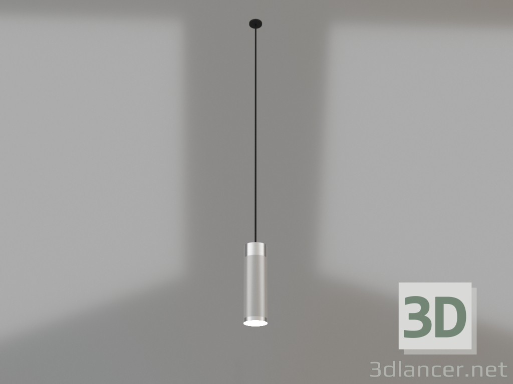 3d model Lámpara colgante Patrone (latón niquelado) - vista previa