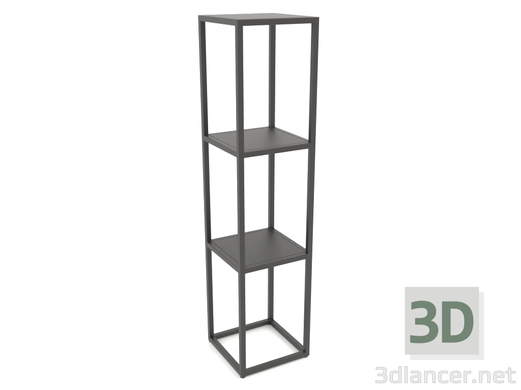 3D modeli Kare raf (METAL, 30x30x128) - önizleme