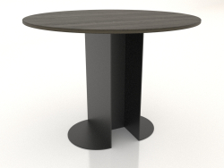 Tavolo da pranzo ROUND Ø 1000 mm (frassino noce)