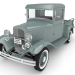 Camioneta retro 3D modelo Compro - render