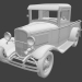 Camioneta retro 3D modelo Compro - render