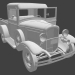 Camioneta retro 3D modelo Compro - render