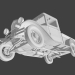 Camioneta retro 3D modelo Compro - render