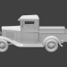 Camioneta retro 3D modelo Compro - render