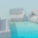 3d model Sofa docking - preview