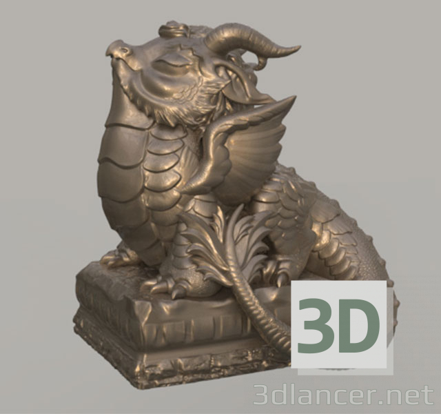 3d dragon model buy - render