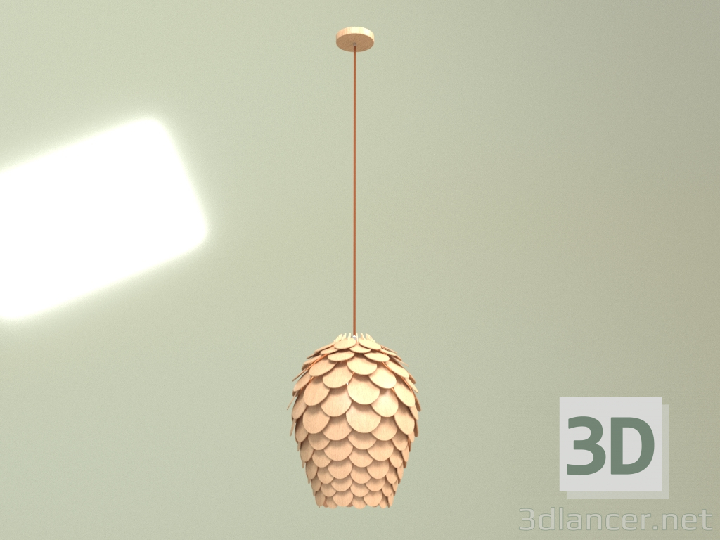 Modelo 3d Luminária suspensa Diâmetro do cone de abeto 30 - preview