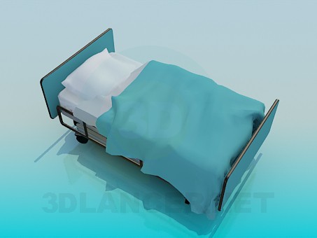 3d model Hospital bed - preview