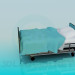 3d model Hospital bed - preview