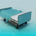 Modelo 3d Cama de hospital - preview