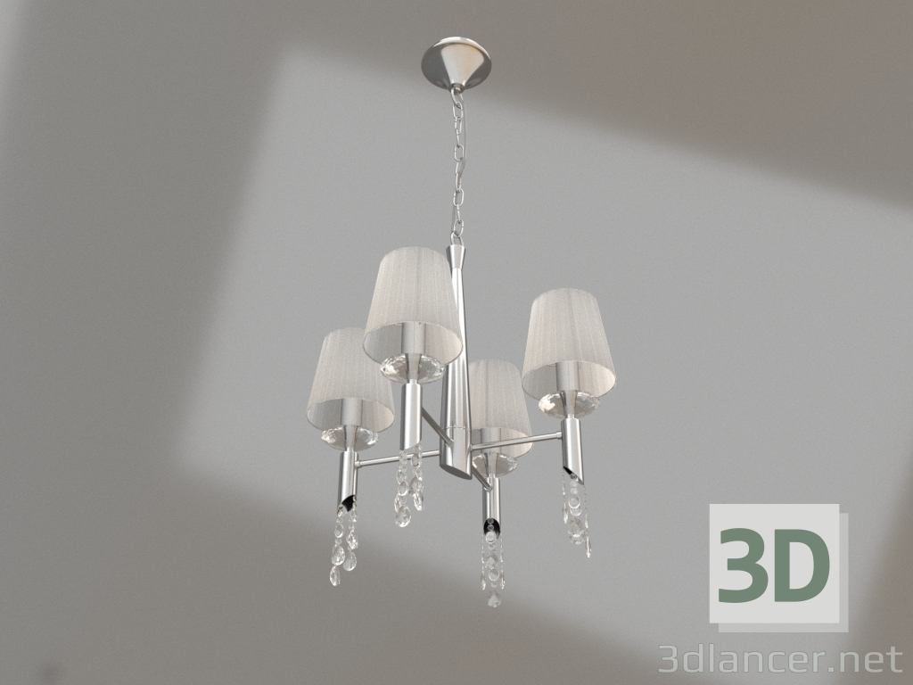 Modelo 3d Lustre suspenso (3852) - preview