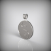 3d Yin and Yang pendant model buy - render