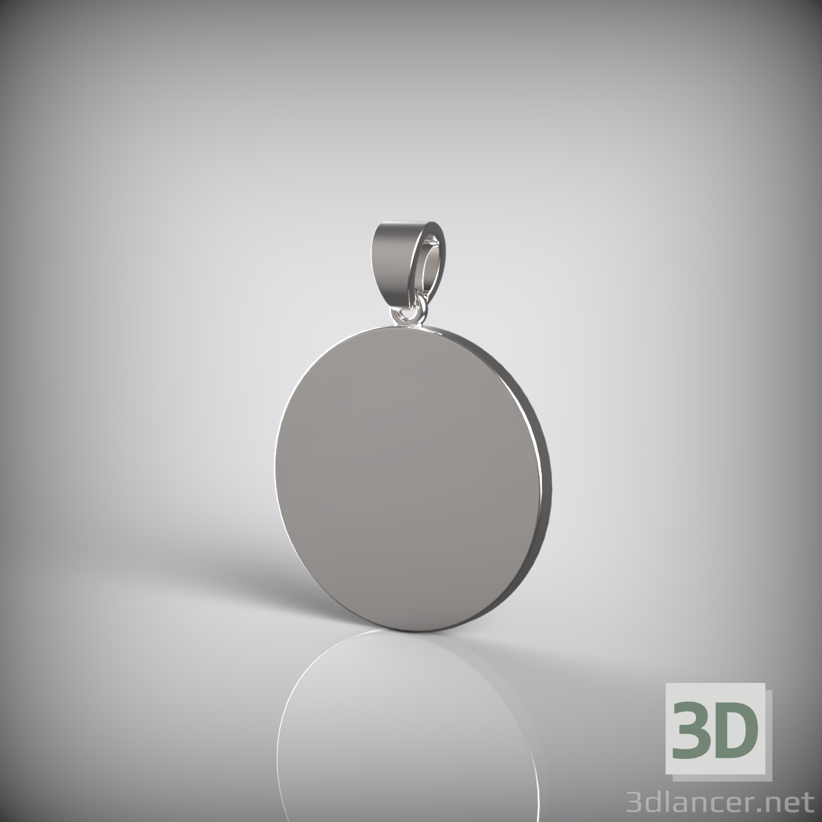 modèle 3D de Pendentif Yin et Yang acheter - rendu