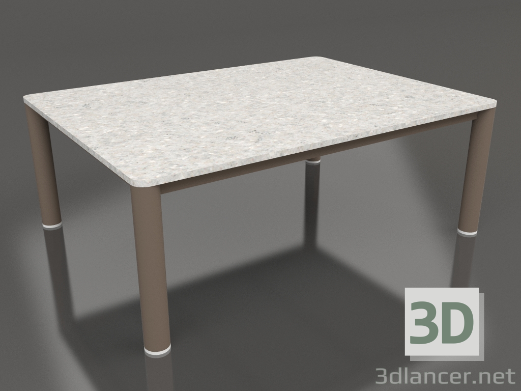 3d model Coffee table 70×94 (Bronze, DEKTON Sirocco) - preview