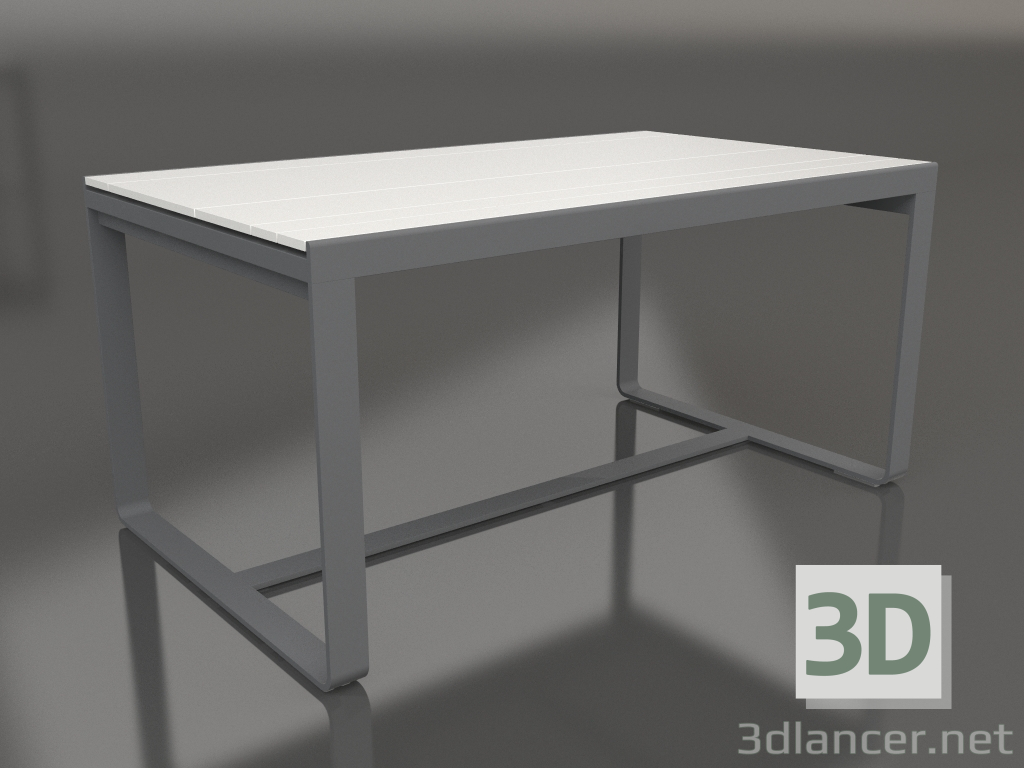 3d model Mesa de comedor 150 (DEKTON Zenith, Antracita) - vista previa