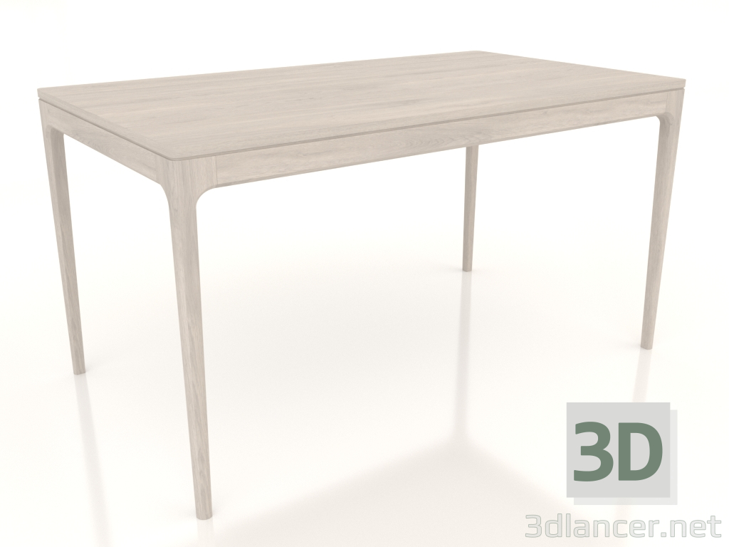 3d model Mesa de comedor FARGO 1400x800x750 mm (roble blanqueado) - vista previa