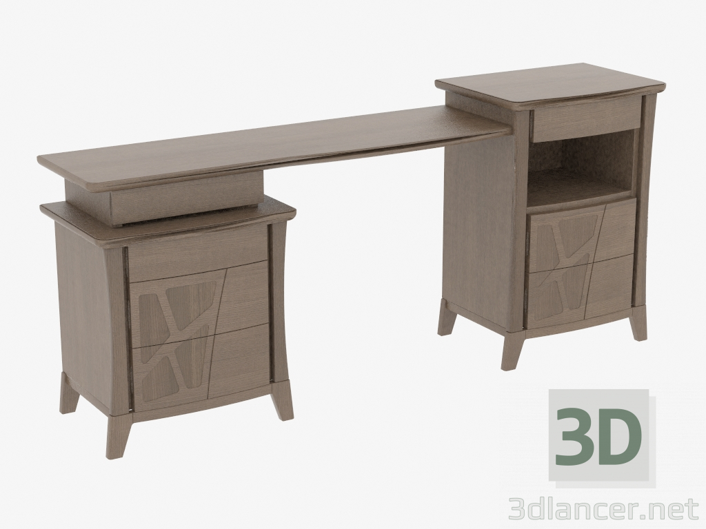 modèle 3D Table de toilette TOMONCD - preview