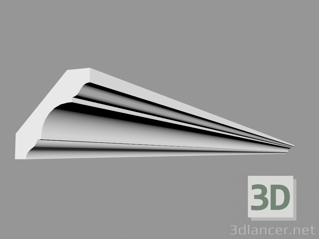 3d model Cornisa C215 (200 x 4.7 x 4.7 cm) - vista previa