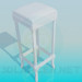 3d model High padded stool - preview