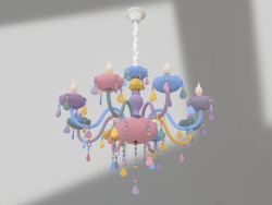 Chandelier Astrid multicolor (074175-8)