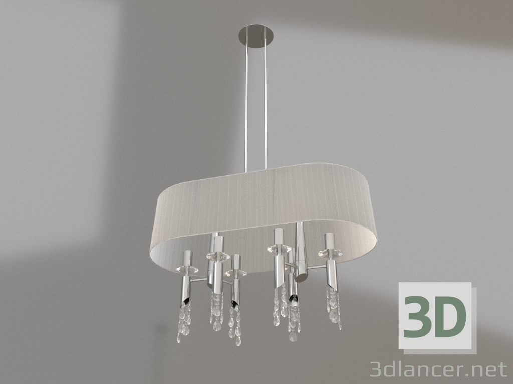 3D modeli Asılı avize (3853) - önizleme