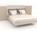 3d model Cama doble (С301) - vista previa