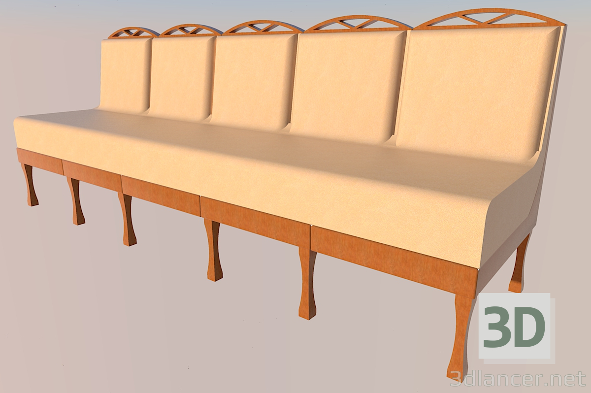 3d модель Диван – превью