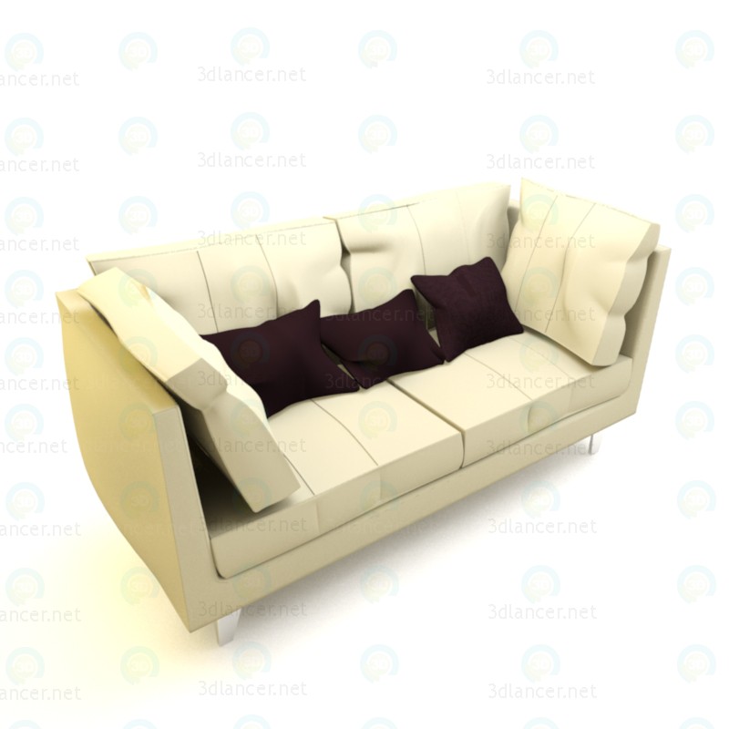 Sofá 3D modelo Compro - render