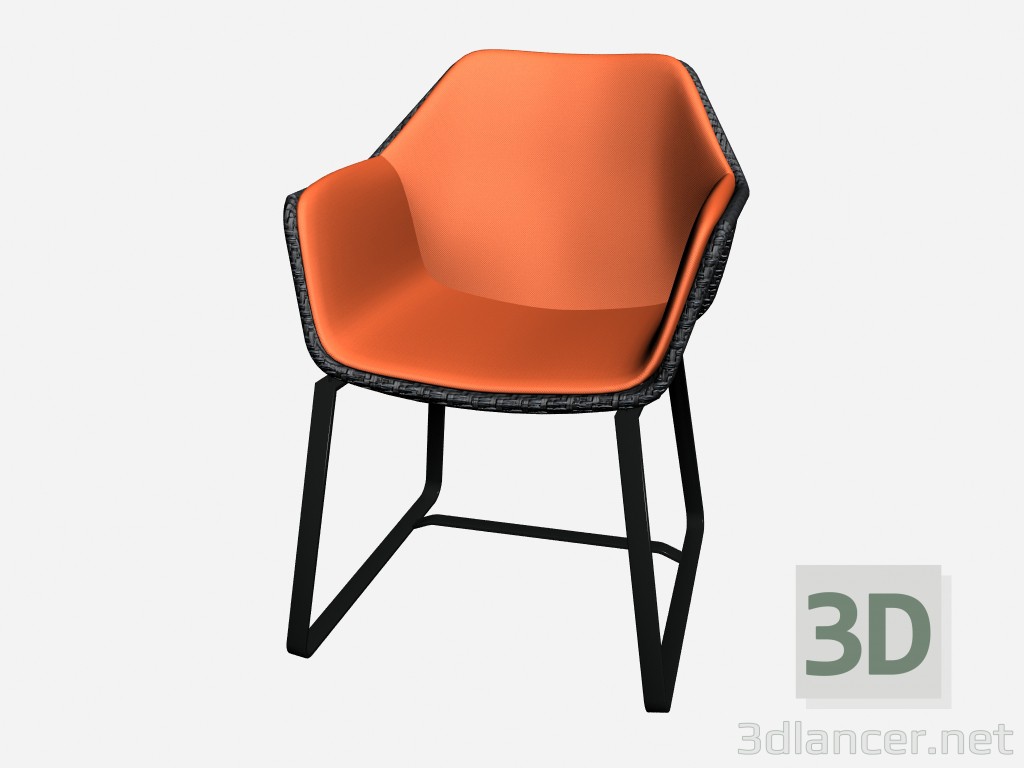 3d model Armchair lunch Dinning Armchair 65100 65150 - preview