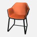 3d model Armchair lunch Dinning Armchair 65100 65150 - preview