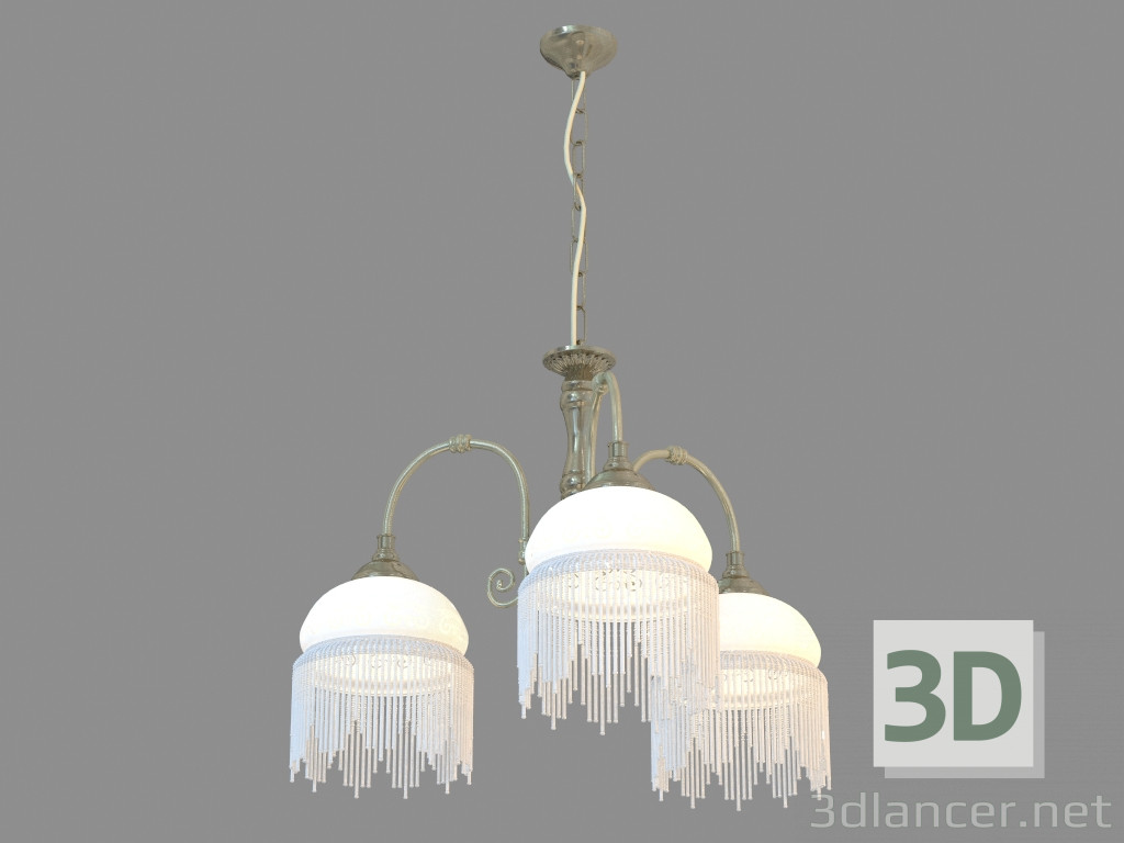 modello 3D Lampadario A3191LM-3AB - anteprima