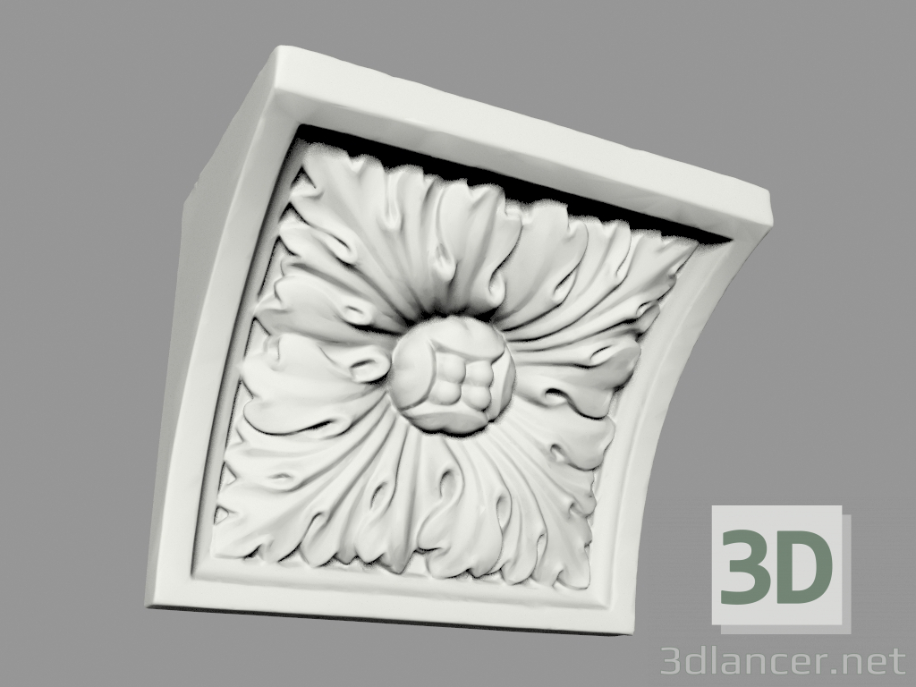 modello 3D Staffa (KR37) - anteprima