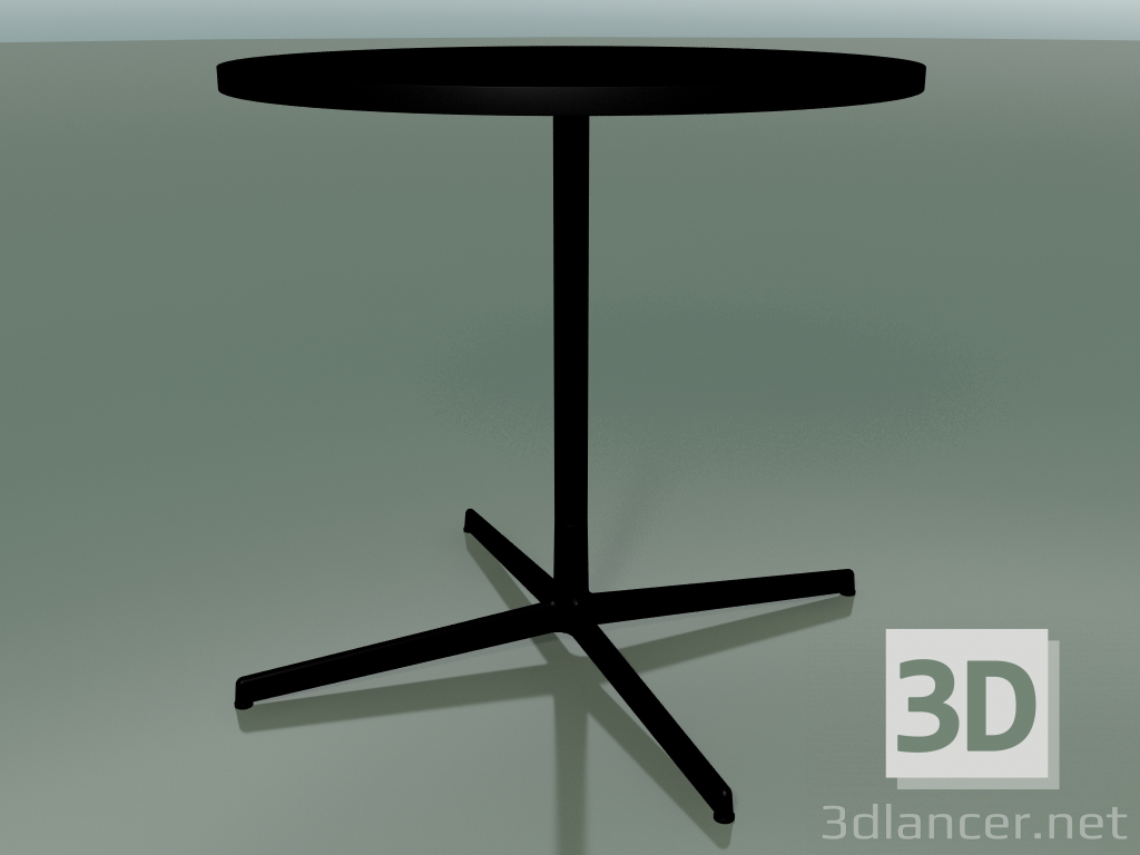 3d model Mesa redonda 5514, 5534 (H 74 - Ø 79 cm, negro, V39) - vista previa