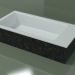 modello 3D Lavabo da appoggio (01R141102, Nero Assoluto M03, L 72, P 36, H 16 cm) - anteprima