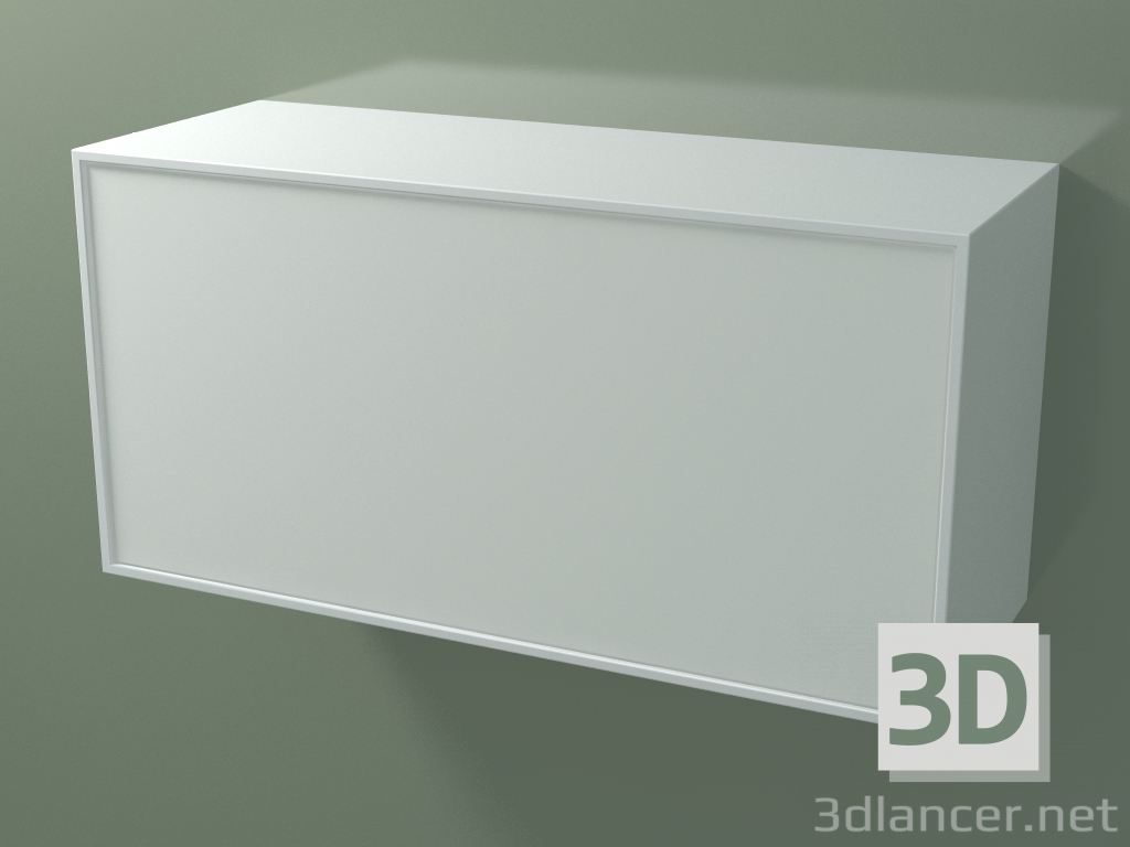 3d model Drawer (8AUDCA03, Glacier White C01, HPL P01, L 96, P 36, H 48 cm) - preview