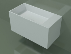 Wall-mounted washbasin (02UN42102, Glacier White C01, L 72, P 36, H 36 cm)