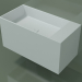 modello 3D Lavabo sospeso (02UN42102, Glacier White C01, L 72, P 36, H 36 cm) - anteprima