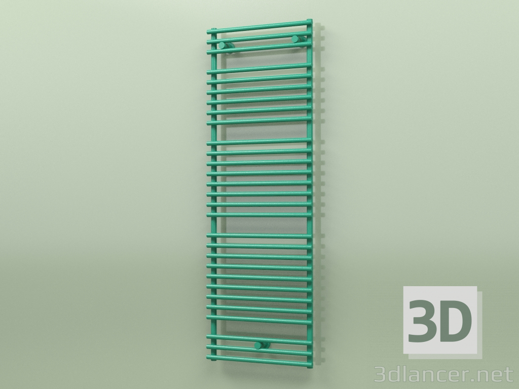 3d model Heated towel rail - Santorini (SAN 15 500 mm, RAL - 6016) - preview