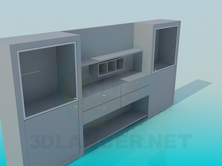 3D modeli Simetrik küme - önizleme