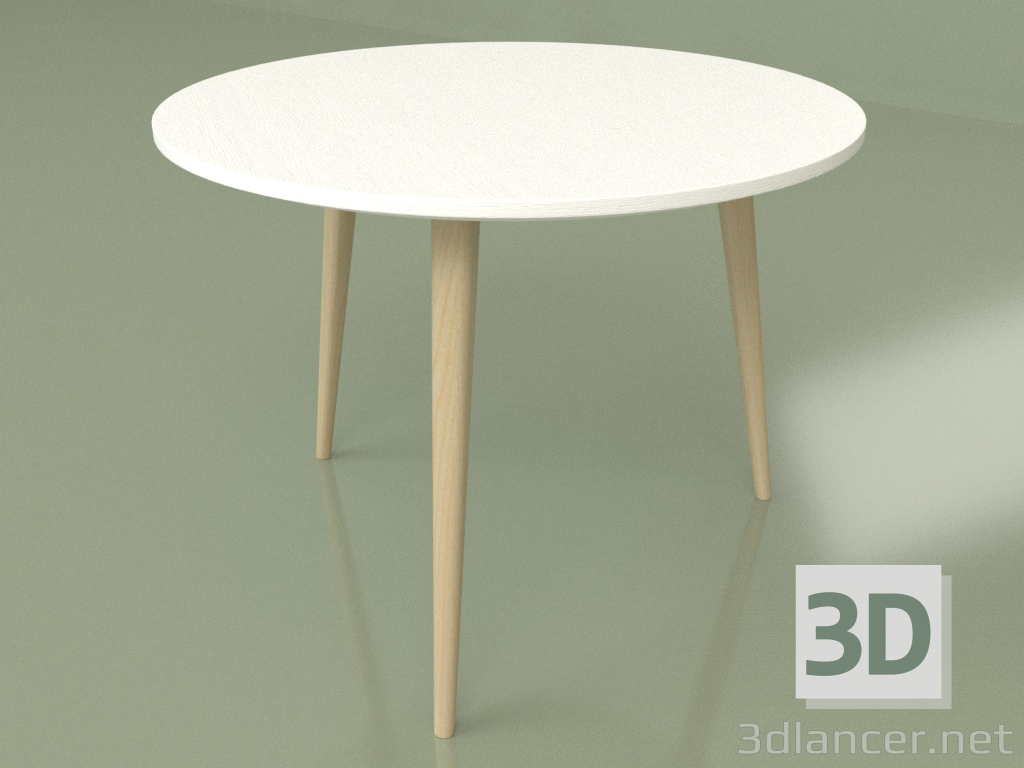 3d model Mesa de centro de polo (patas de árbol) - vista previa