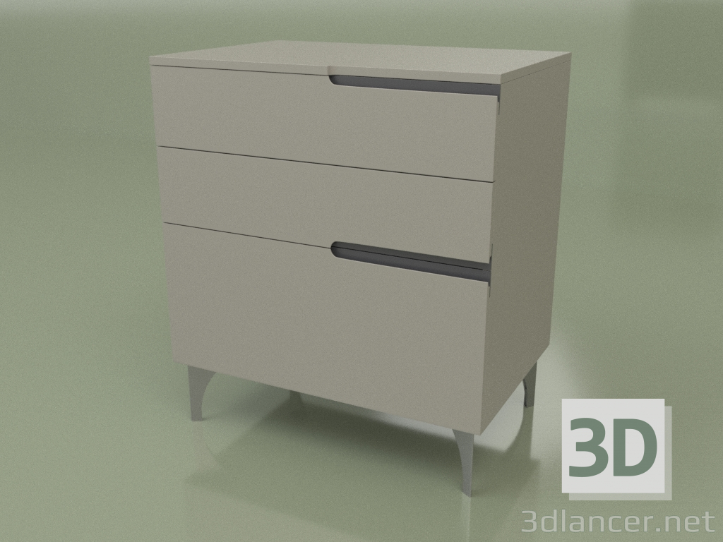 modèle 3D Commode GL 300 (gris) - preview