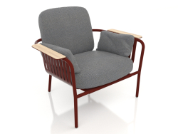 Armchair (Wine red)