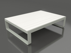 Coffee table 120 (White polyethylene, Cement gray)